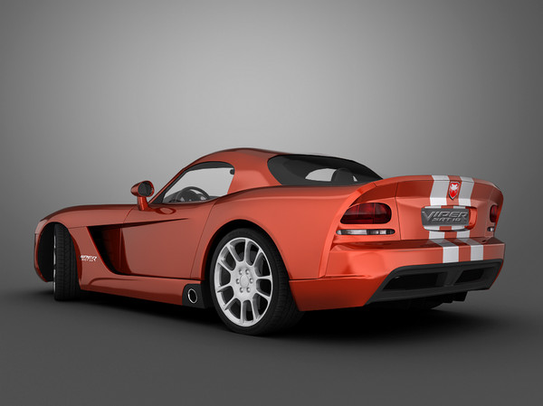 3d model dodge car - Dodge Viper SRT10 by Swan3DStudios